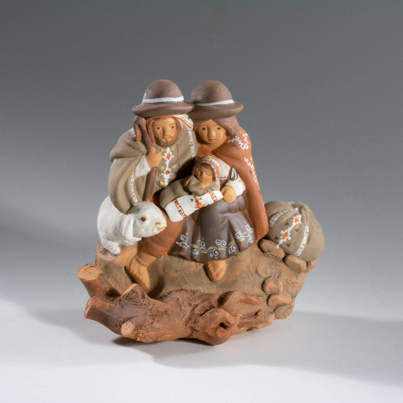 Holy Family & Sheep Fine Ceramic Nativity - ChristmasLucuma Designs