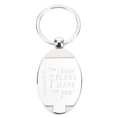 I Know the Plans - Jeremiah 29:11 Metal Key Ring - Small RemindersChristian Art Gifts