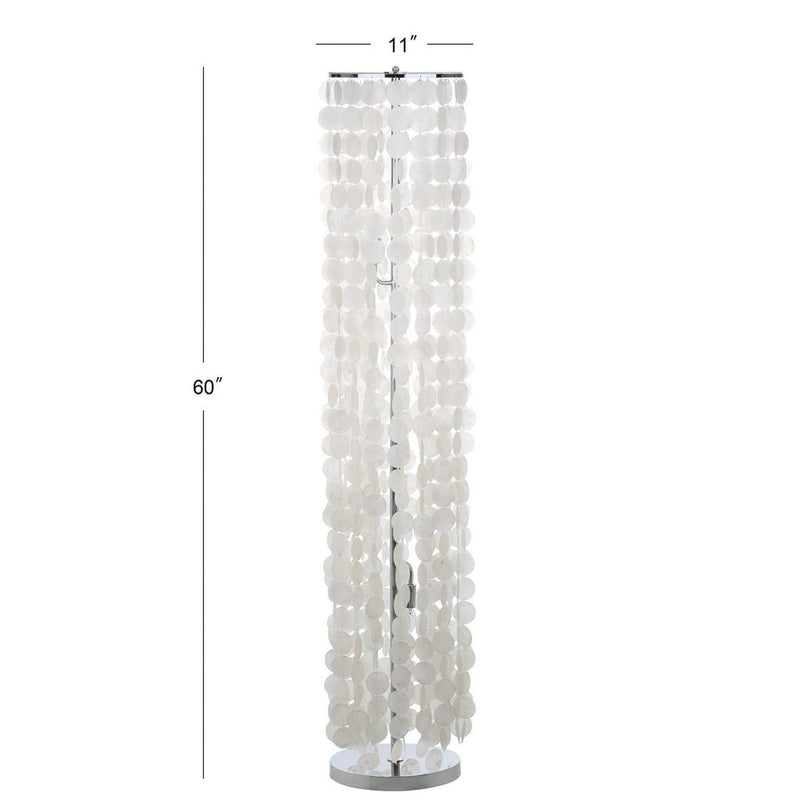 Illumina Capiz Floor Lamp - 60" - LampsSafavieh