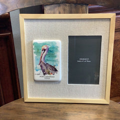 Port Aransas Picture Frame with Tile