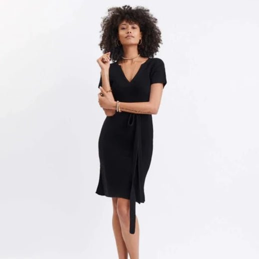 Ixchel Black Knit Dress - ApparelMer - Sea