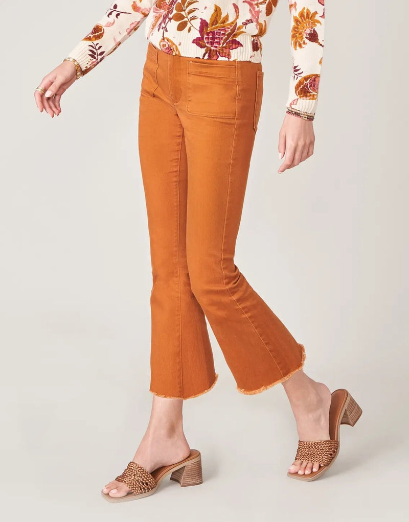 Juliette High Rise Denim Jeans - Cognac - ApparelSPARTINA 449