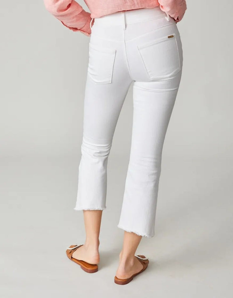 Juliette High Rise Denim Jeans - Pearl White - ApparelSPARTINA 449