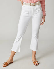 Juliette High Rise Denim Jeans - Pearl White - ApparelSPARTINA 449