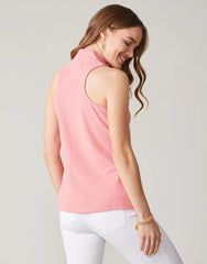 Keira Zip Tank - Peach Blossom - ApparelSPARTINA 449