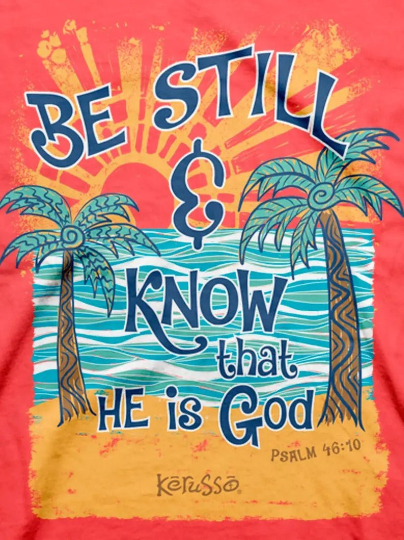 Kerusso Christian T-Shirt Be Still Beach - Apparel & AccessoriesKerusso