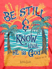 Kerusso Christian T-Shirt Be Still Beach - Apparel & AccessoriesKerusso