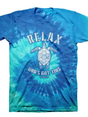 Kerusso Christian Tie Dye T-Shirt Relax Turtle - Apparel & AccessoriesKerusso