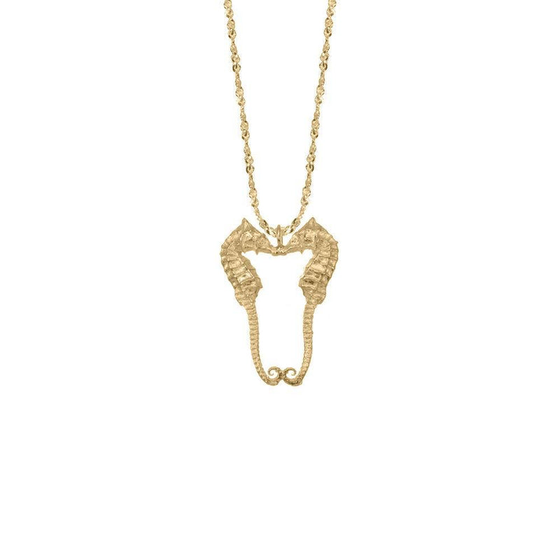 Kissing Seahorse Necklace - JewelryCatherine Weitzman