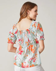 Leona Top - Alljoy Landing Tropical Floral - ApparelSPARTINA 449