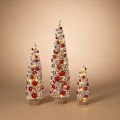 Lighted Holiday Bottle Brush Trees - Available in 3 Sizes - ChristmasThe Gerson Companies