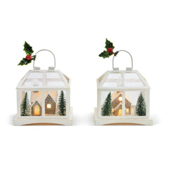 Lit Conservatory Scene Ornaments - OrnamentsDemdaco