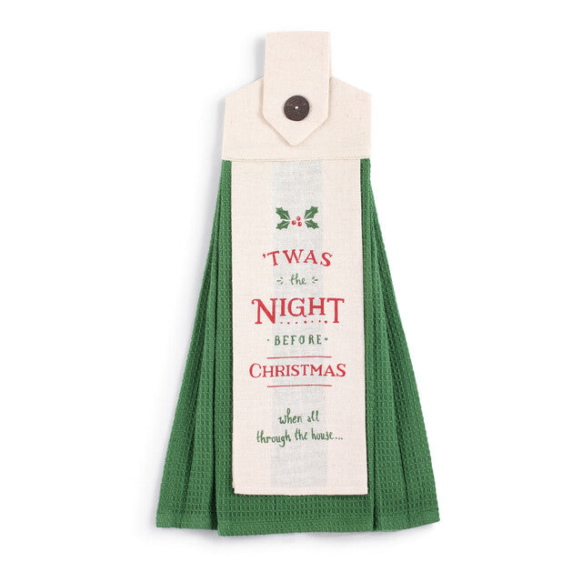 Twas the Night Reindeer Kitchen Towels - Festive Christmas Decor