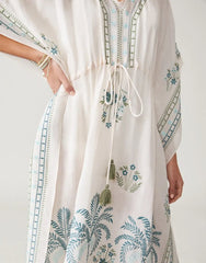 Long Kaftan - Alljoy Landing Palm Tree - ApparelSPARTINA 449