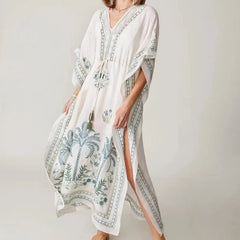 Long Kaftan - Alljoy Landing Palm Tree - ApparelSPARTINA 449