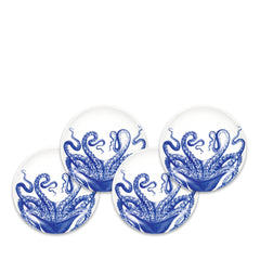 Lucy Blue Octopus Dinnerware & Serving Pieces - DishesCaskata