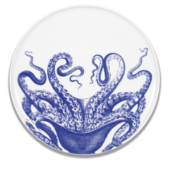 Lucy Blue Octopus Dinnerware & Serving Pieces - DishesCaskata