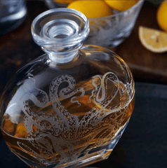 Lucy Octopus Etched Glassware - Kitchen AccessoriesCaskata