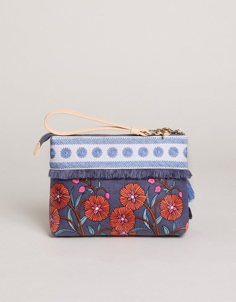 Maci Wristlet - Oyster Factory Floral Sprigs - Purses & BagsSPARTINA 449