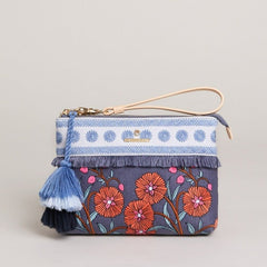 Maci Wristlet - Oyster Factory Floral Sprigs - Purses & BagsSPARTINA 449