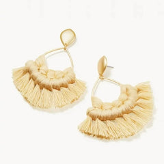 Macrame Earrings - Available in Four Colors - JewelrySPARTINA 449