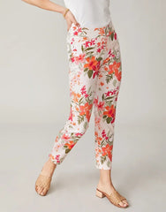 Maren Pull-On Pant - Alljoy Landing Tropical Floral - Apparel - SPARTINA 449