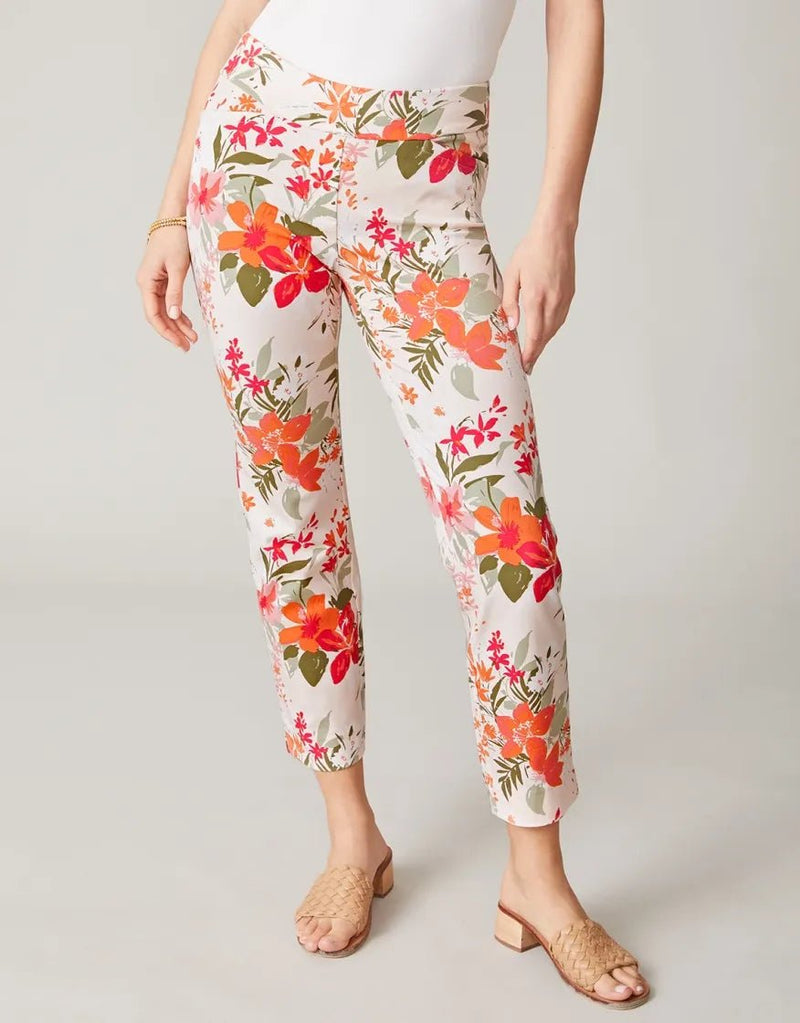 Maren Pull-On Pant - Alljoy Landing Tropical Floral - Apparel - SPARTINA 449