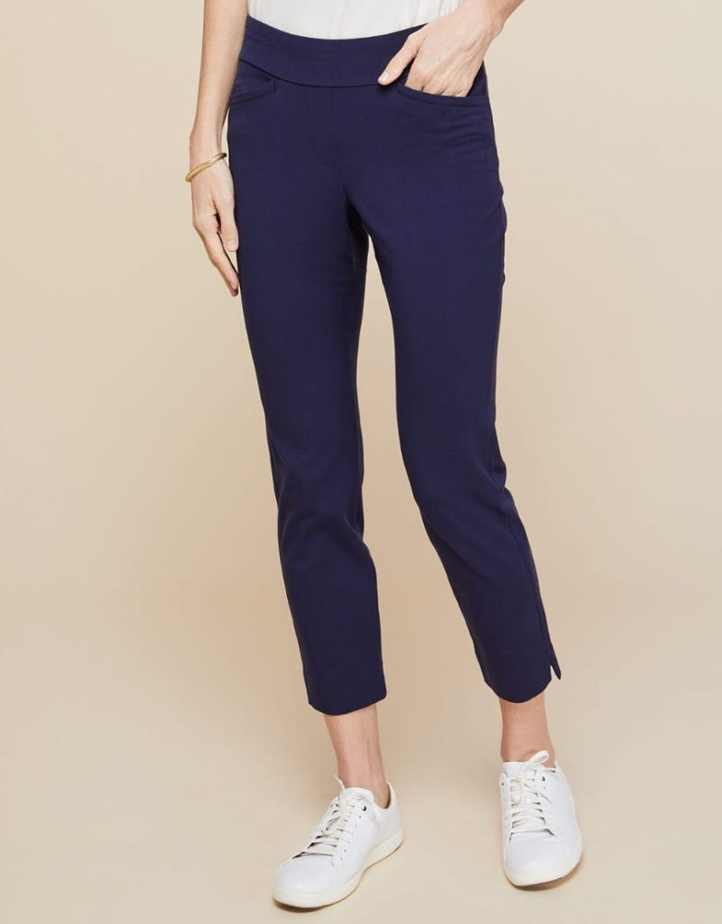 Maren Pull - On Pant - Navy - ApparelSPARTINA 449