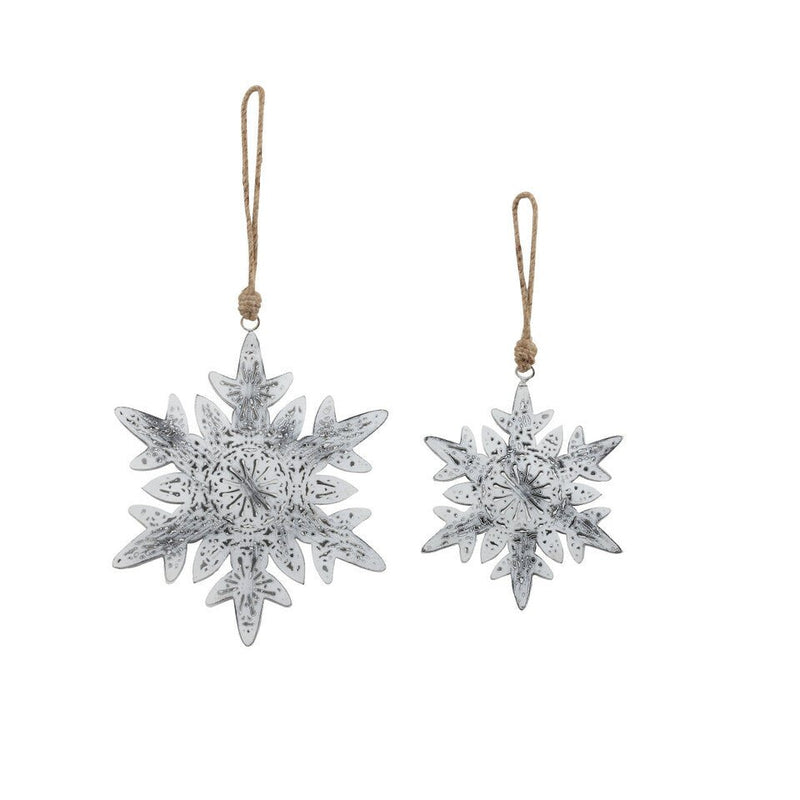 Metal Snowflake Ornaments - OrnamentsDemdaco