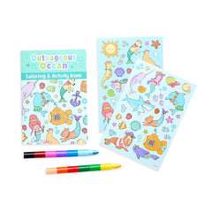 Mini Traveler Coloring & Activity Kit - Outrageous Ocean - Just for KidsOOLY