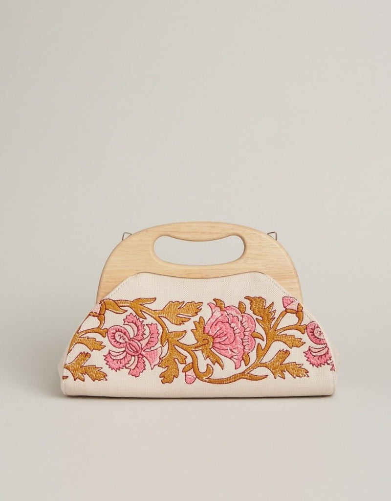 Miranda Clutch - Pepper Hall Woodblock Floral - Purses & BagsSPARTINA 449