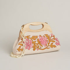 Miranda Clutch - Pepper Hall Woodblock Floral - Purses & BagsSPARTINA 449