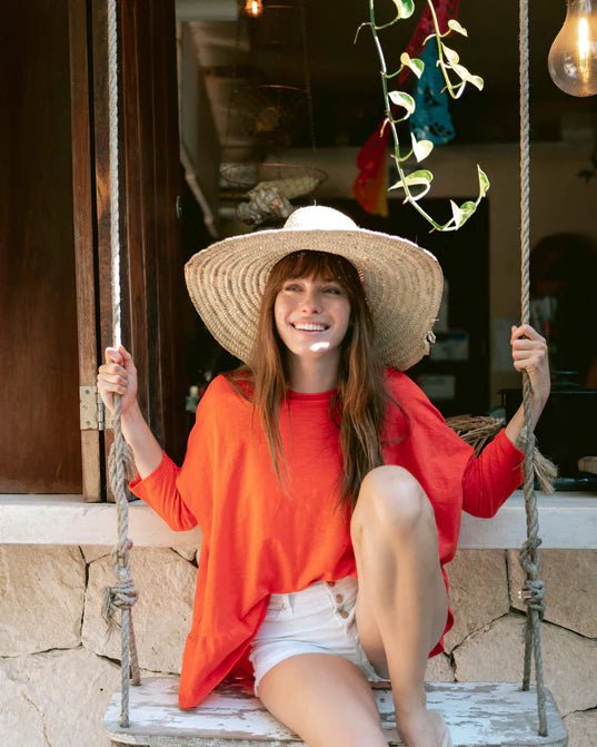 Moroccan Straw Hat - Apparel & AccessoriesMer - Sea