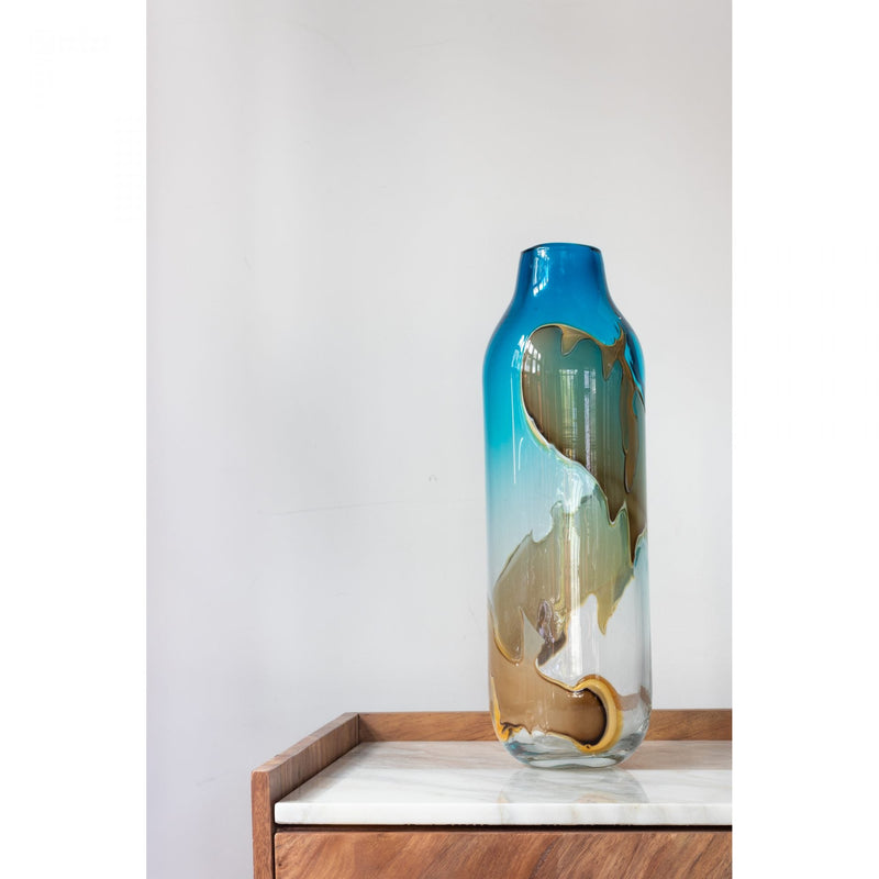 Mystic Blue Vase - Two Styles - Accent DecorMoe's Home Collection