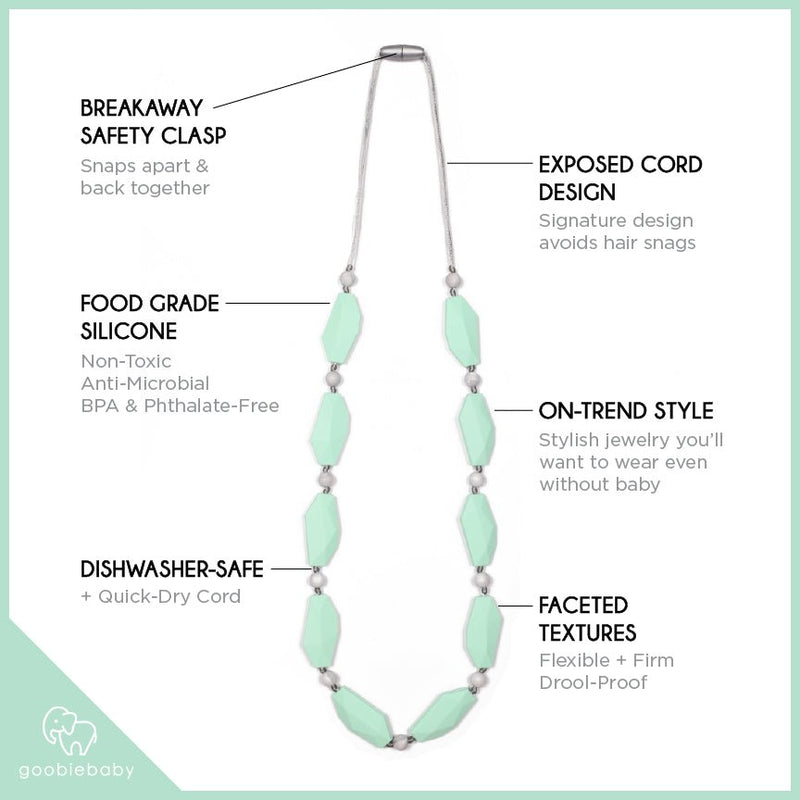 Naomi Teething Necklace - 2 Colors! - Baby & ToddlerGoobie Baby
