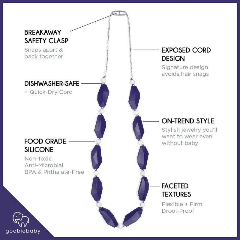 Naomi Teething Necklace - 2 Colors! - Baby & ToddlerGoobie Baby