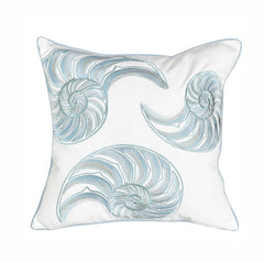 Nautilus Shell Indoor/Outdoor Pillow - pillowRightside Design