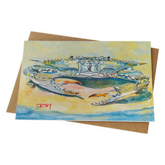 Note Cards - Crab Designs - Kim Rody Creations - stationaryKim Rody Creations LLC