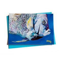 Note Cards - Fish Designs - Kim Rody Creations - stationaryKim Rody Creations LLC