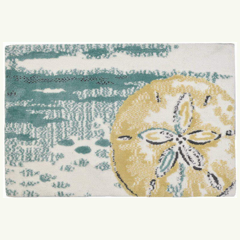 Oceanside Sand Dollar Accent Rug - accent rugsJellybean Rug