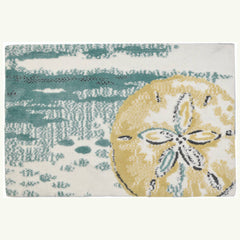 Oceanside Sand Dollar Accent Rug - accent rugsJellybean Rug