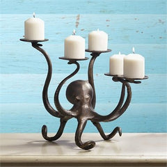 Octopus Pillar Candelabra - Accent DecorSPI