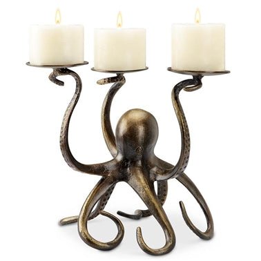 Octopus Pillar Trio Candleholder - Accent DecorSPI