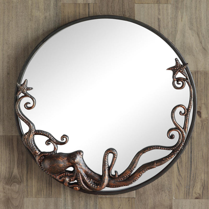 Octopus Round Wall Mirror - MirrorSPI