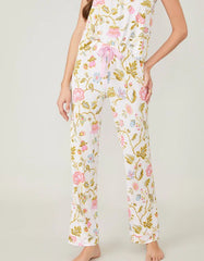 Pajama Pant Jane Jacobean Cream - ApparelSPARTINA 449