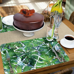 Palms Reversible Rectangular Plastic Placemat - Kitchen AccessoriesCounterArt/Highland Home/Thirstystone/CoasterStone