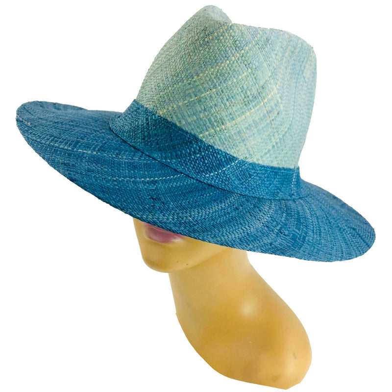 Panama Two Tones Straw Hat - ApparelShebobo