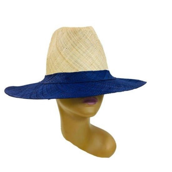 Panama Two Tones Straw Hat - ApparelShebobo