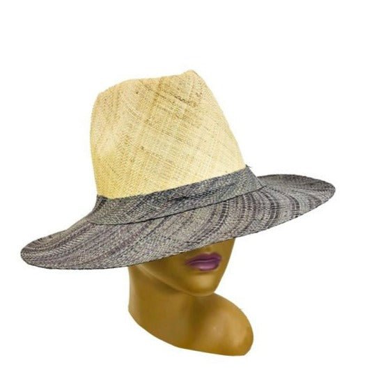 Panama Two Tones Straw Hat - ApparelShebobo