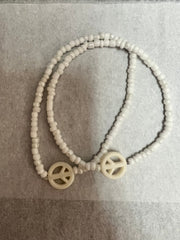 Peace Sign Anklet - 4 Styles - JewelryBonnie Angela